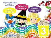 YUMMY POPCORN 3AÑOS INGLES GOLBALIZADO 22 | Varios Autores | 9788491895855 (Algaida Editores Texto)